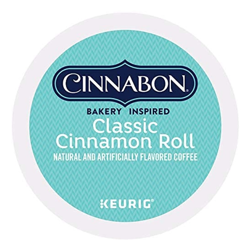Cinnabon Classic Cinnamon Roll Keurig K-Cup Pods 48 Count – Light Roast Coffee