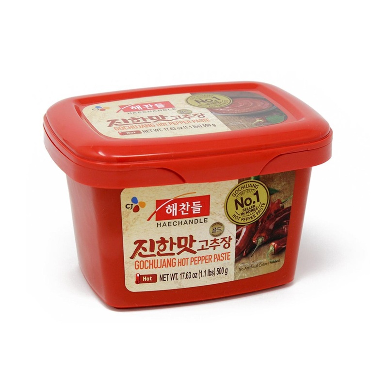 CJ Haechandle Gochujang – Korean Traditional Hot Pepper Paste 1.1 Lb – Sweet & Spicy Flavor