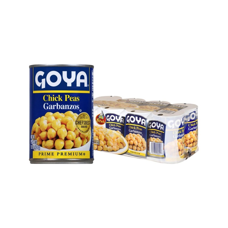Goya Foods Chick Peas Garbanzo Beans 15.5oz (Pack of 8) – Quality and Quantity Combined!