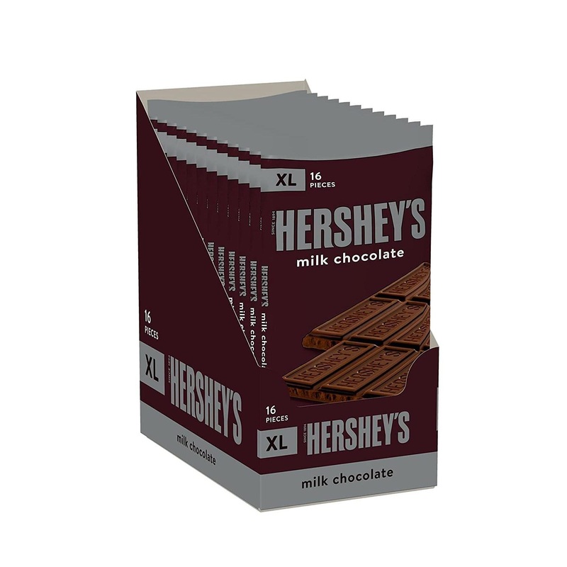 HERSHEY’S Milk Chocolate Bulk Candy – Individually Wrapped 4.4oz (Pack of 12)