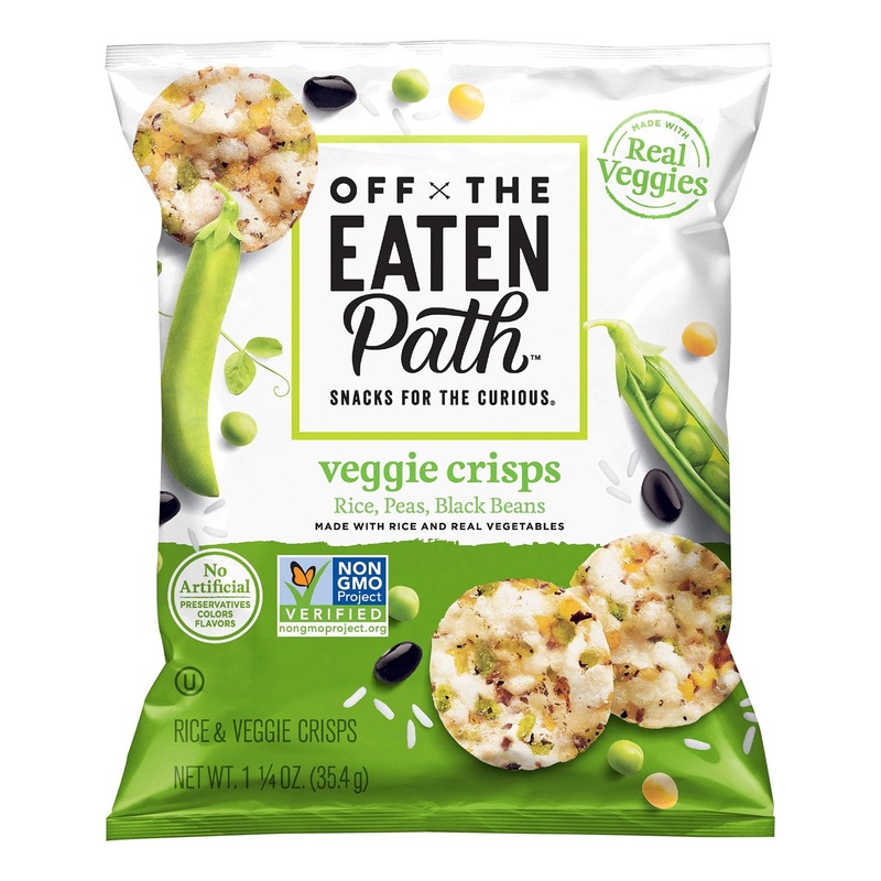 Off The Eaten Path Veggie Crisps Variety Pack – 1.25 oz (Pack of 16) | Rice, Peas, Black Beans | Mosaic Veggie Crisps