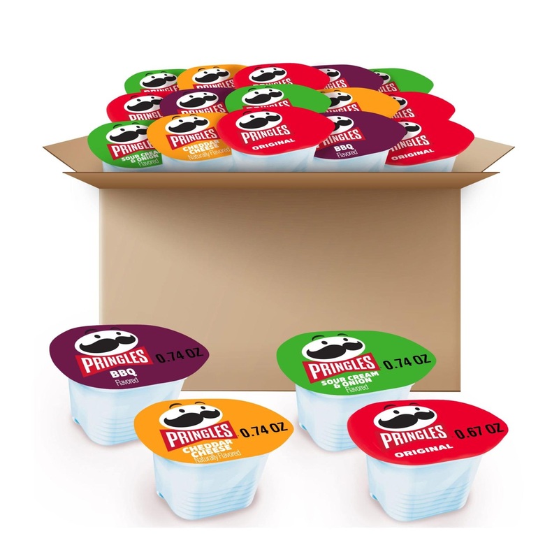 Pringles Snack Stacks Variety Pack – 36 Pack Lunch and Office Snacks for Kids, Potato Crisps Chips
