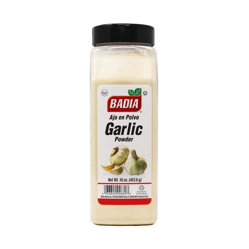 Badia Garlic Powder 16oz – Premium Quality Seasoning for Cooking – Pack of 1