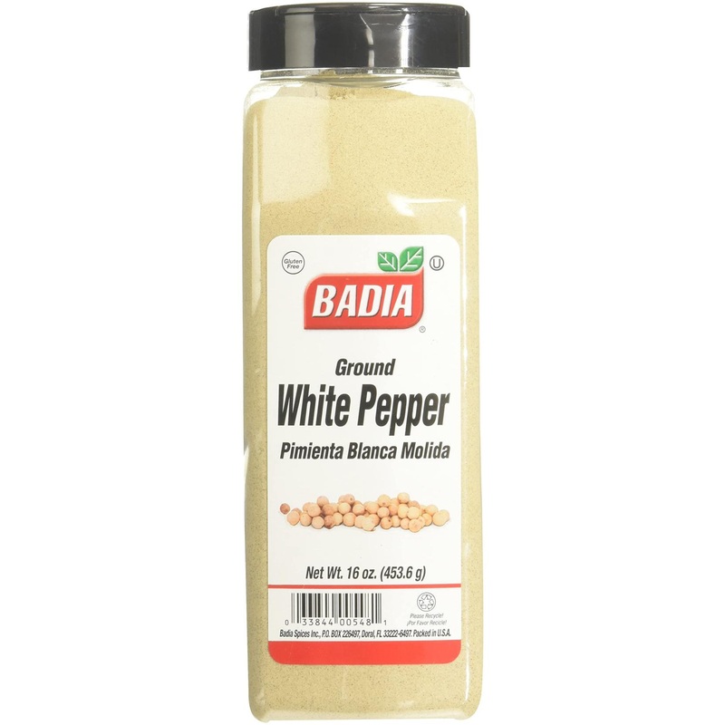 Badia Spices White Pepper Ground 16oz – Premium Quality Seasoning