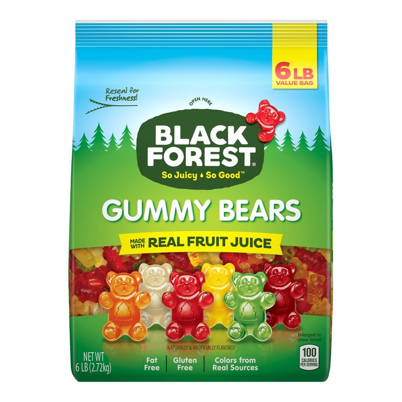 Black Forest Gummy Bears Candy 6 lb – Pack of 1 | Delicious and Chewy Bears