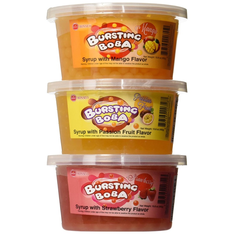 Bursting Popping Boba Fun Pack – 3 Flavors | Delicious Toppings for Bubble Tea and Desserts