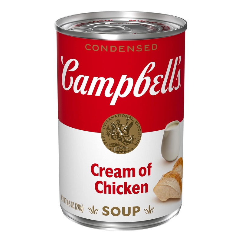 Campbell’s Condensed Cream of Chicken Soup 10.5oz Can | Rich & Creamy Flavor