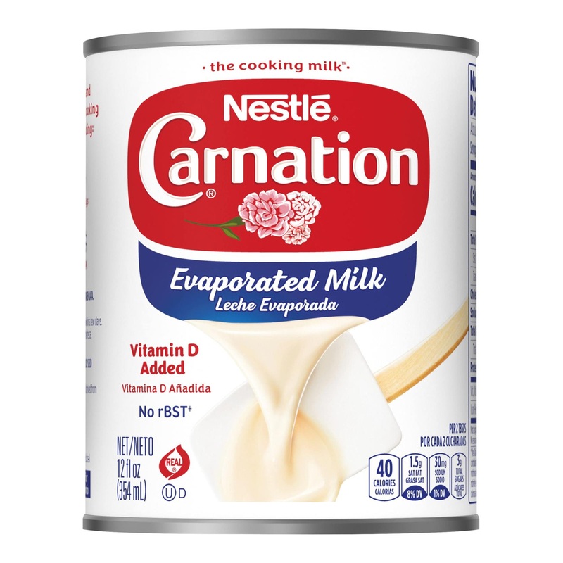 CARNATION Evaporated Milk 12oz Can Case of 24 – Pack of 20 | 0.17oz Milk Concentrate | Ideal for Baking and Cooking