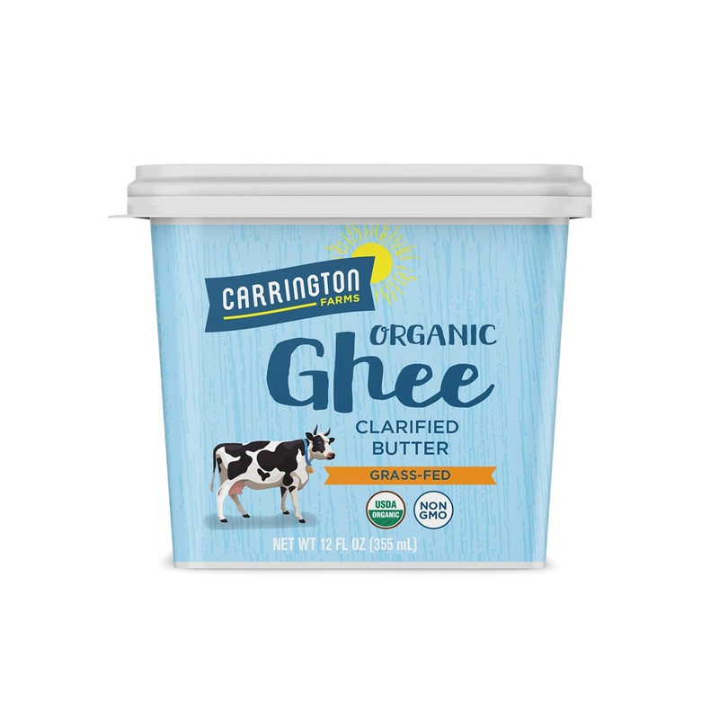 Carrington Farms Organic Grass Fed Ghee 12oz – Affordable Price per Ounce