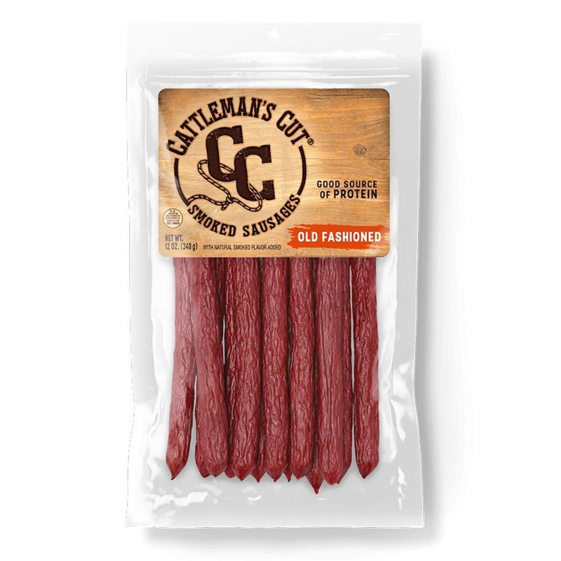 Cattleman’s Cut Old Fashioned Smoked Sausages – 12 Ounce Pack – Authentic Smoked Flavor