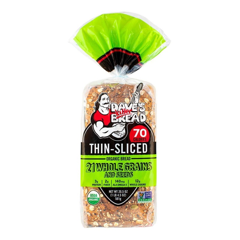 Daves Killer Bread Organic 21 Whole Grains and Seeds – 20.5 oz Loaf | 1.28 lb Pack of 1
