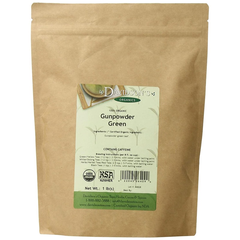 Davidson’s Tea Gunpowder Green 1lb Bag – Premium Bulk Tea