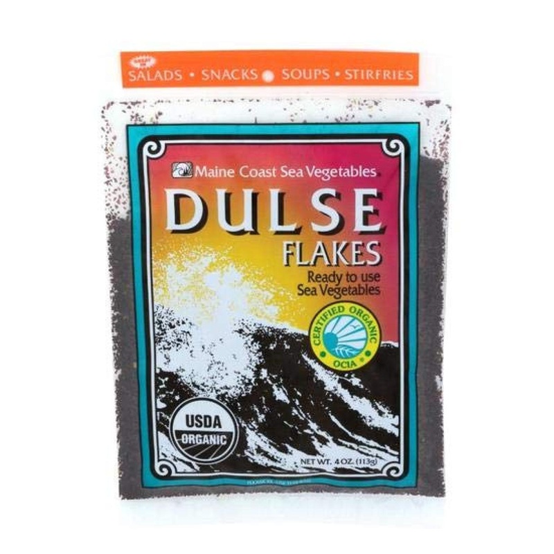 Dulse Flakes 4 oz Bag – Organic Wild Atlantic Seaweed