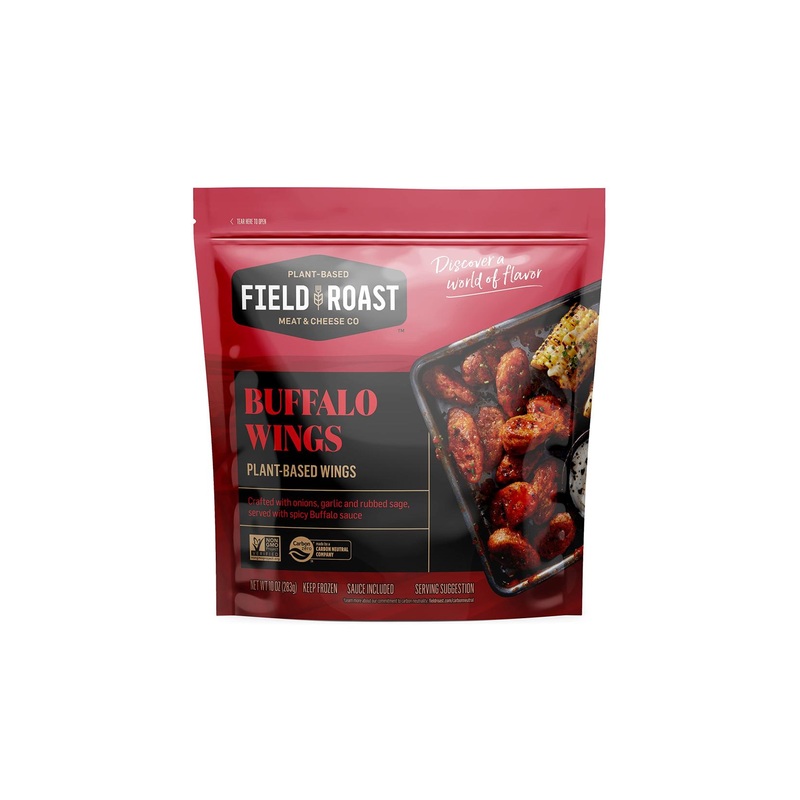 Field Roast Vegan Fruffalo Buffalo Style Wings 10 oz (Frozen) | Plant-Based Meat Alternative