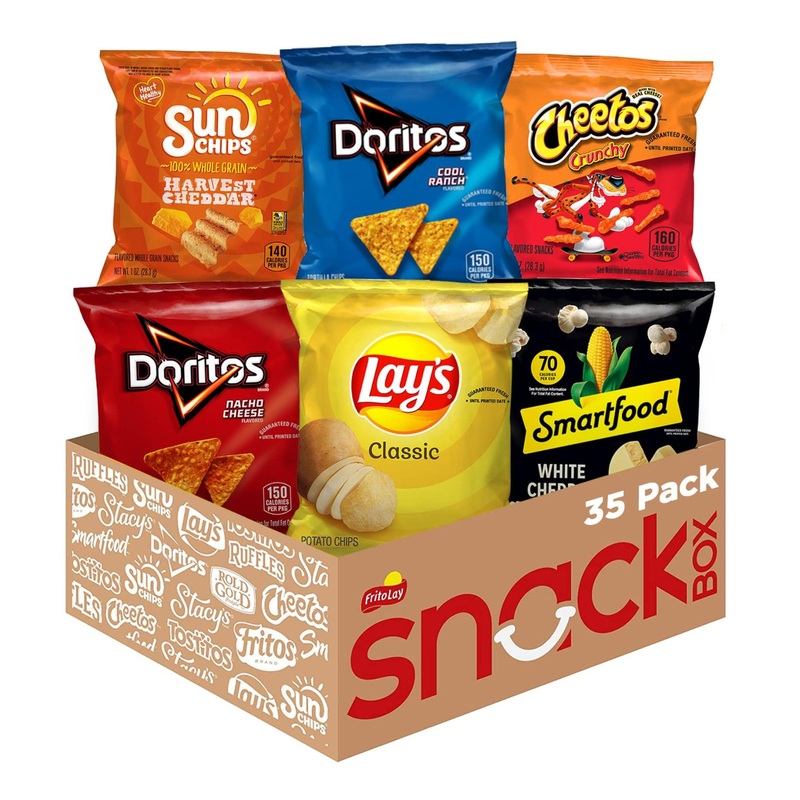 Frito-Lay Snacks Variety Pack Classic Mix – 35 Count Pack