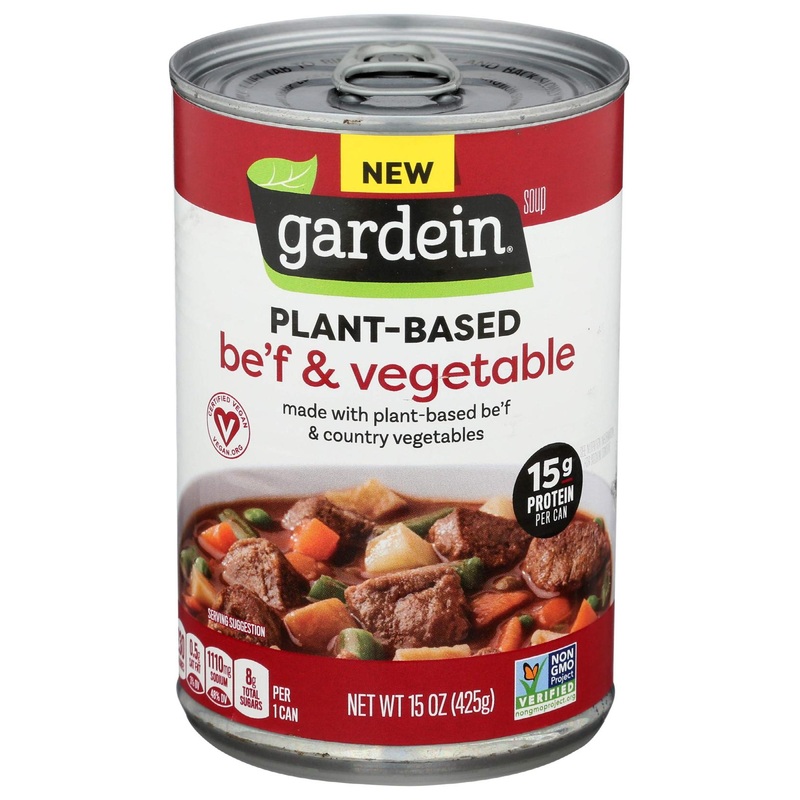 Gardein Plant-Based Be’f and Country Vegetable Soup  15 oz.