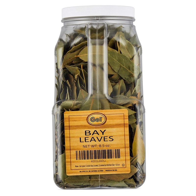 Gel Spice Turkish Bay Laurel Leaf – Whole Dried Bay Leaves for Cooking – 8.5 oz Professional Kitchen Size