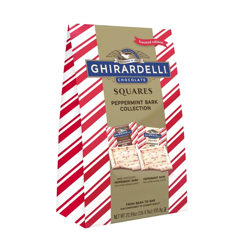Ghirardelli Peppermint Bark Assorted Chocolates – 20.99 OZ Bag