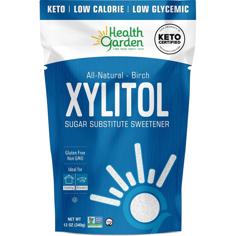 Health Garden Birch Xylitol Sweetener 12 OZ – Non GMO, Kosher, Made in USA – Keto Friendly