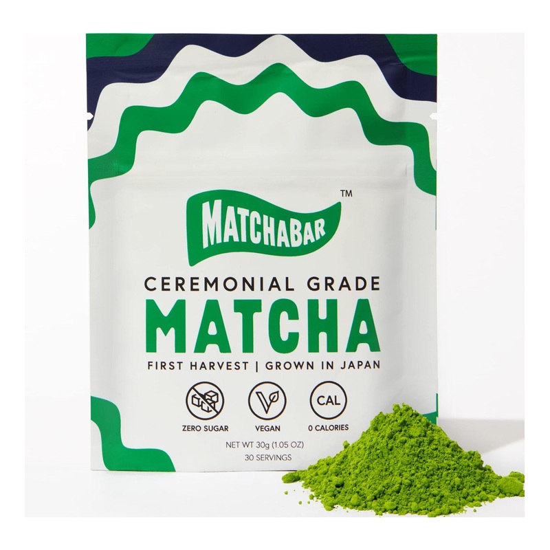 Ceremonial Grade Matcha Green Tea Powder – 30g Pouch | Authentic Japanese Matcha for Matcha Latte | Rich in Antioxidants and Amino Acids