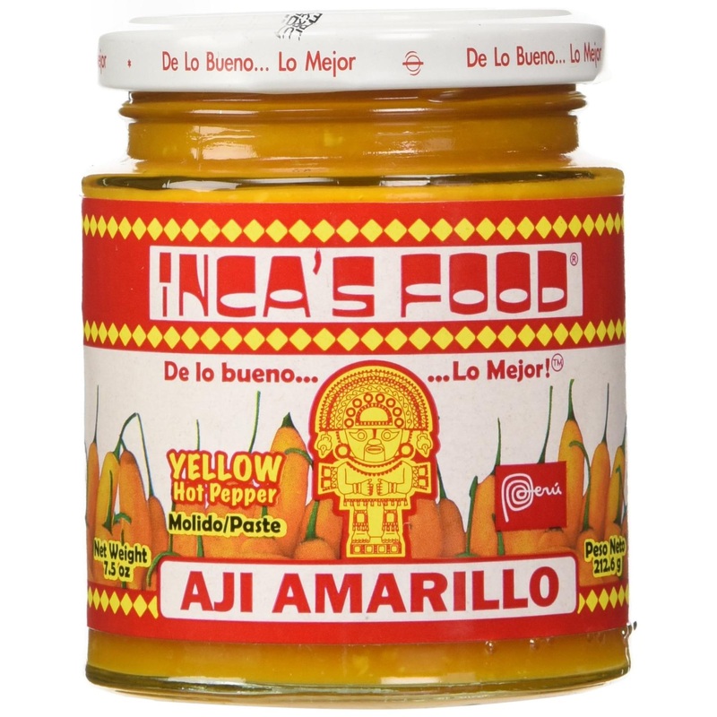 Inca’s Food Aji Amarillo Paste 7.5 oz – Authentic Hot Yellow Pepper Paste from Peru