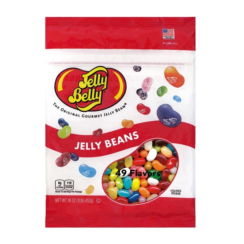 Jelly Belly 49 Assorted Flavors Jelly Beans – 1lb Resealable Bag | Official Genuine Jelly Belly Beans