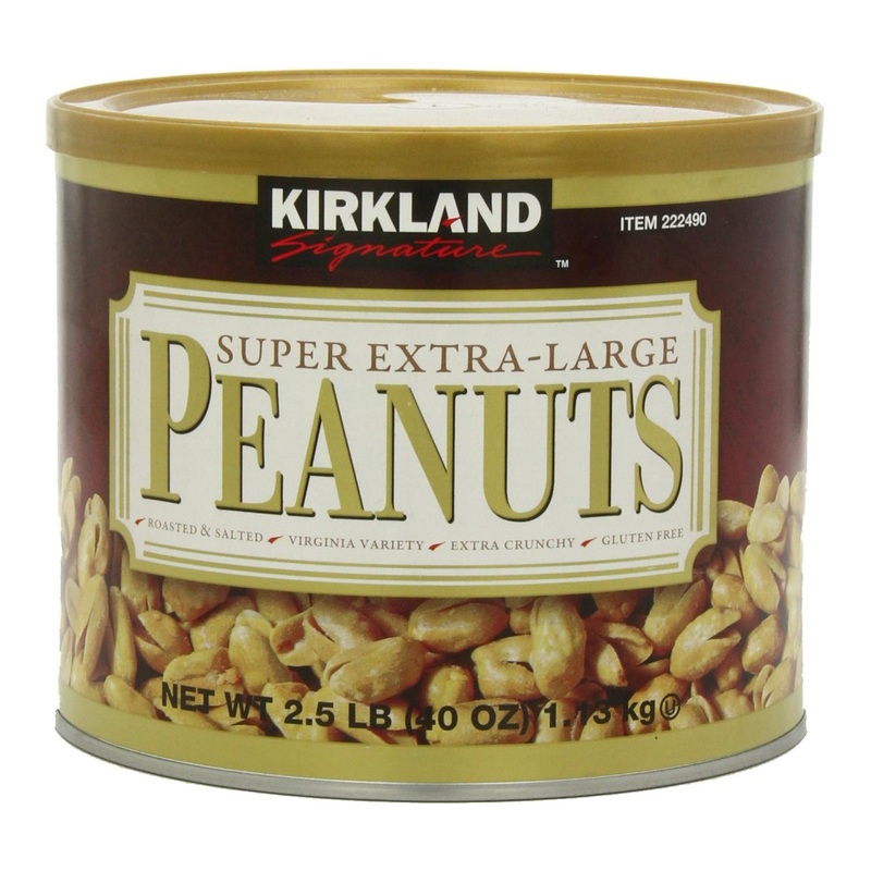 Kirkland Signature Super XL Virginia Peanuts 40oz Light Brown – 2.5lb Pack of 1
