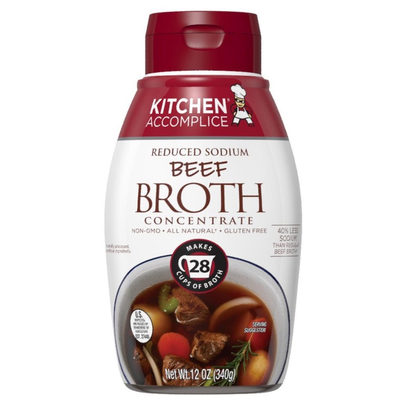Kitchen Accomplice Reduced Sodium Beef Broth Concentrate 12oz – Shop Now!