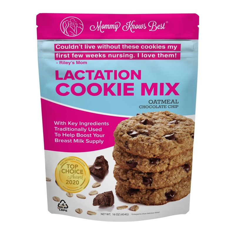 Lactation Cookies Mix – Oatmeal Chocolate Chip for Breast Milk Supply – 16oz
