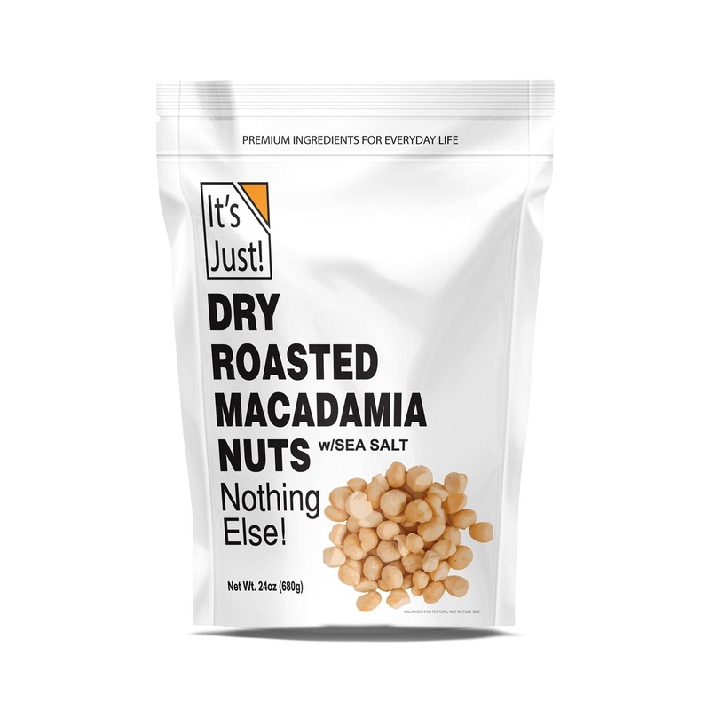 Macadamia Nuts from Hawaii – Dry Roasted & Sea Salted 24oz (1.5lb Pack)