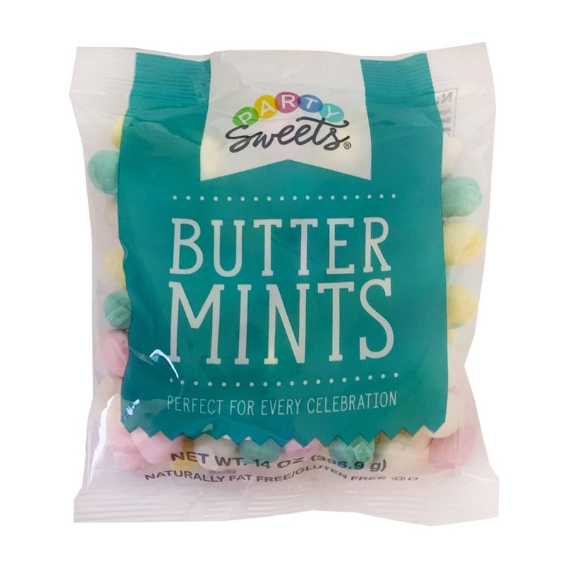 Party Sweets Assorted Pastel Buttermints – 14 Ounce Pack (Approx. 100 Pieces)