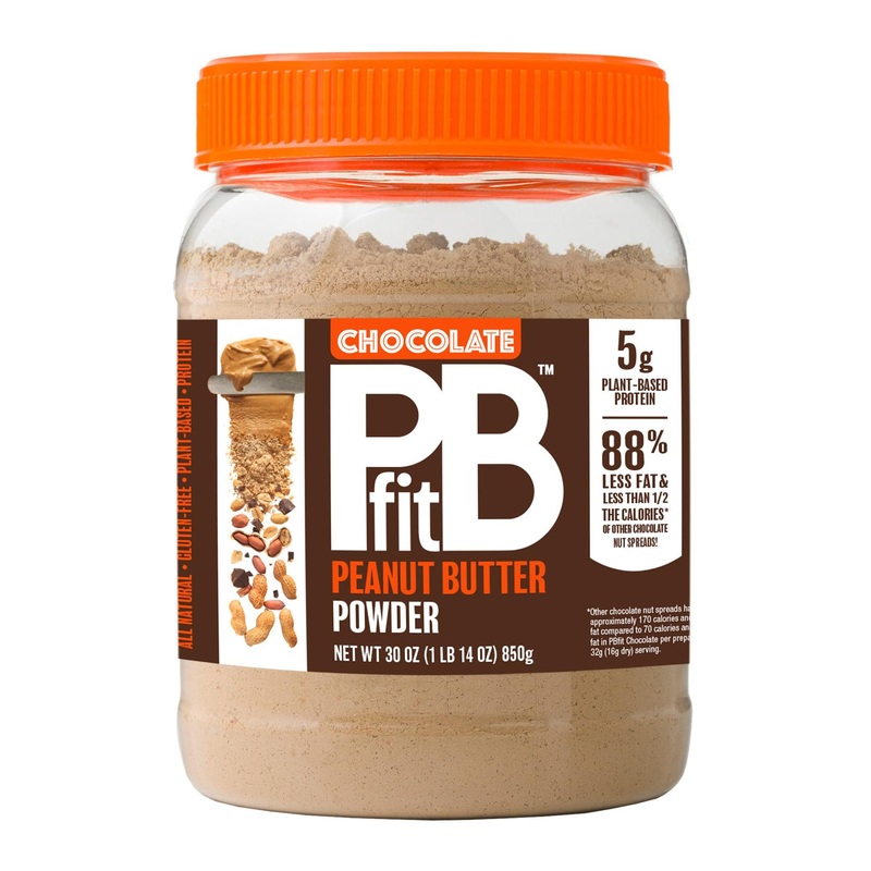 PBfit Chocolate Peanut Butter Powder – Extra Chocolatey, All-Natural Powdered Spread, 5g Protein – 30 oz