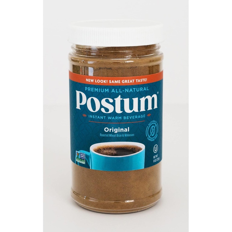 Postum Wheat Bran & Molasses Coffee Substitute – 8oz | Natural Blend Caffeine-Free Coffee Alternative for Breakfast | Tasty, Rich, and Healthy – Gourmet Pantry Pack | Original Flavor – 1 Pack