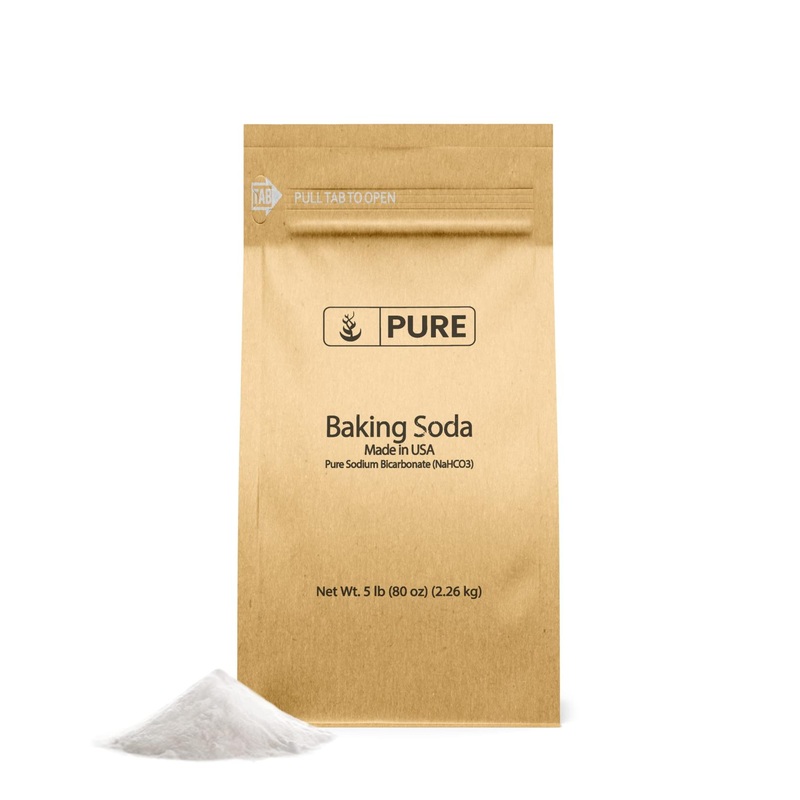 Sodium Bicarbonate (Baking Soda) 5 lb – Pure Original Ingredients, Eco-Friendly Packaging – No Fillers or Additives – 5 Pound Pack