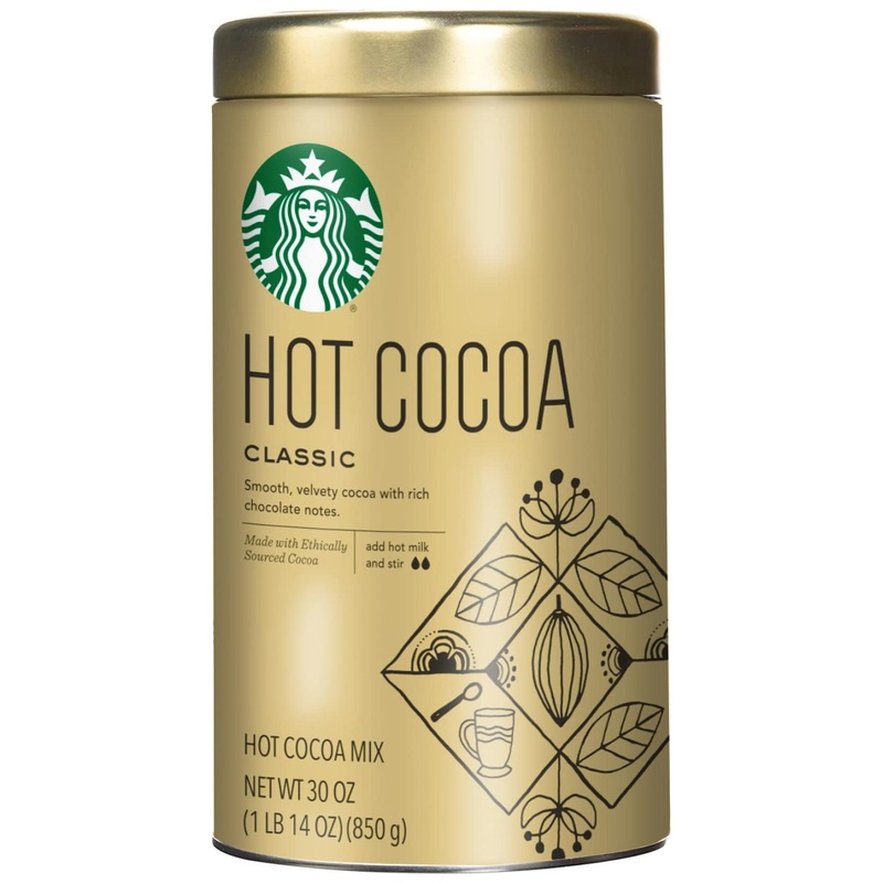 Starbucks Classic Hot Cocoa Mix 30 oz Tin – 1.87 lb – Pack of 1