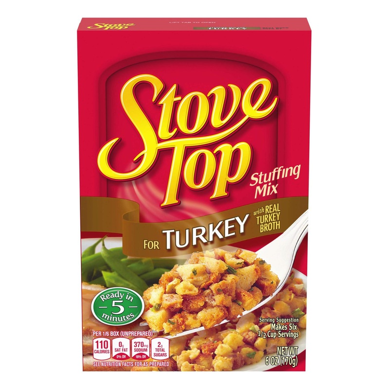 Stove Top Turkey Stuffing Mix – 6 oz Box | Delicious Holiday Side Dish