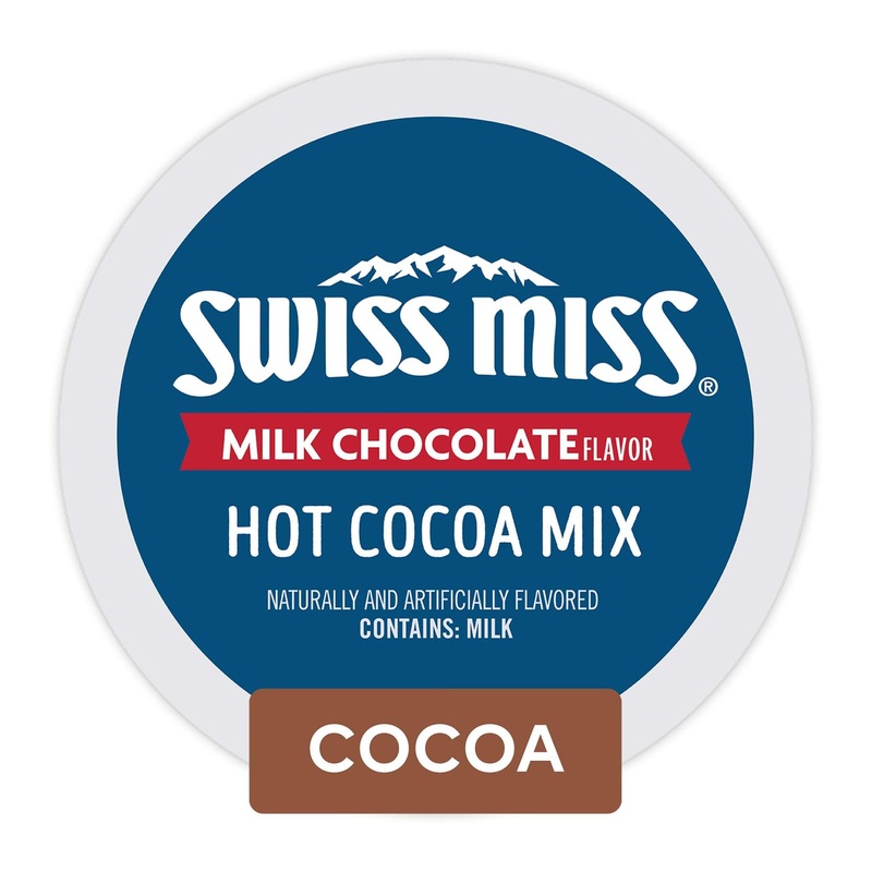 Swiss Miss Milk Chocolate Hot Cocoa Keurig Single-Serve K Cup Pods 44 Count – Delicious Milk Chocolate Flavor for Keurig Brewers