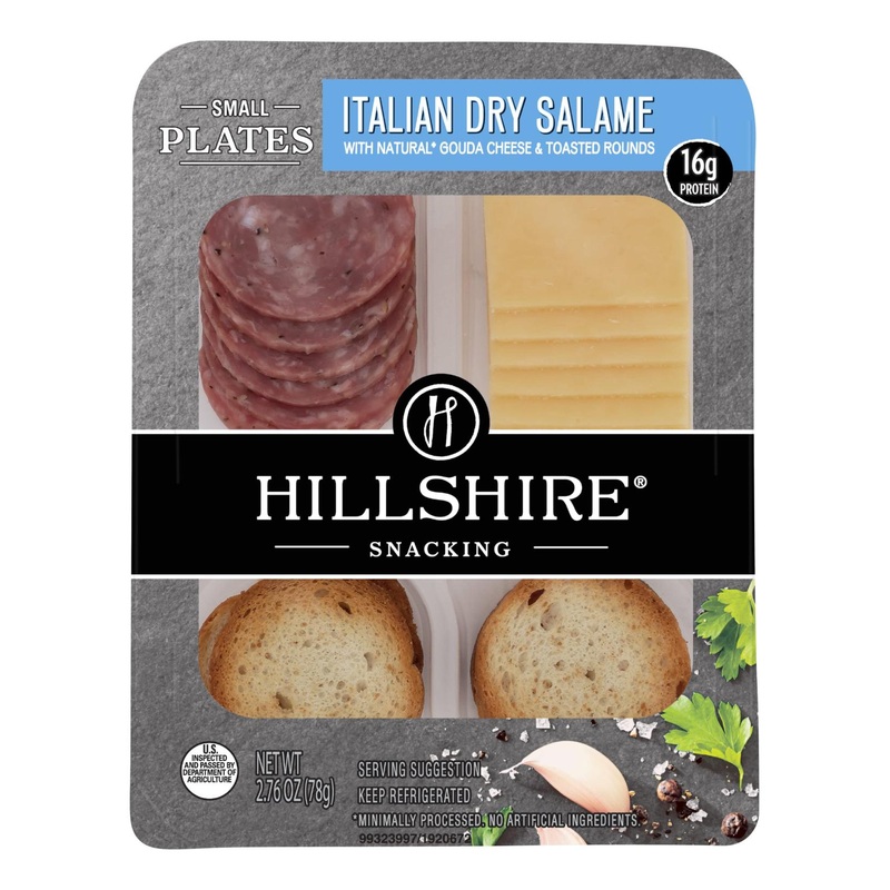 Hillshire Snacking Small Plates – Italian Dry Salami and Gouda Cheese (Single Serve)
