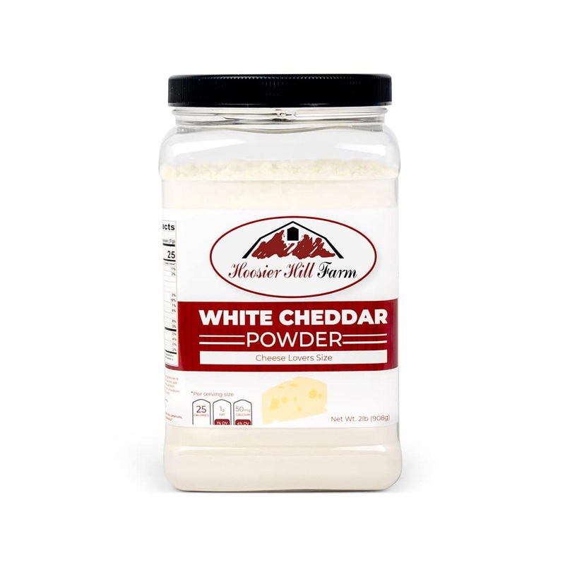 Hoosier Hill Farm White Cheddar Cheese Powder – 2 Pound | Cheese Lovers Delight