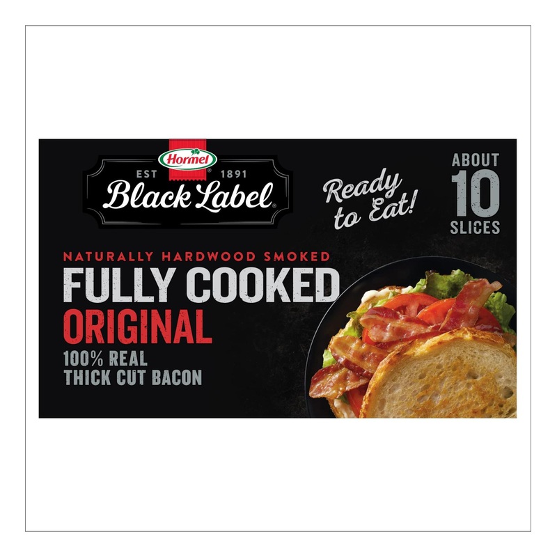 Hormel Black Label Fully Cooked Bacon 2.52 oz. – Premium Quality