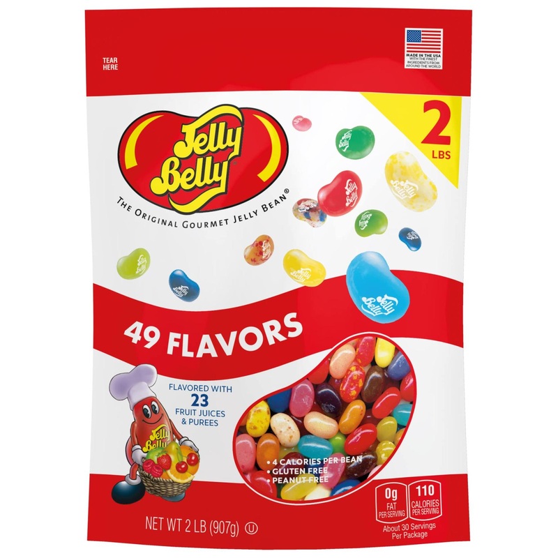 Jelly Belly Jelly Beans 49 Flavors 2 lb – Irresistible Variety in Every Bite