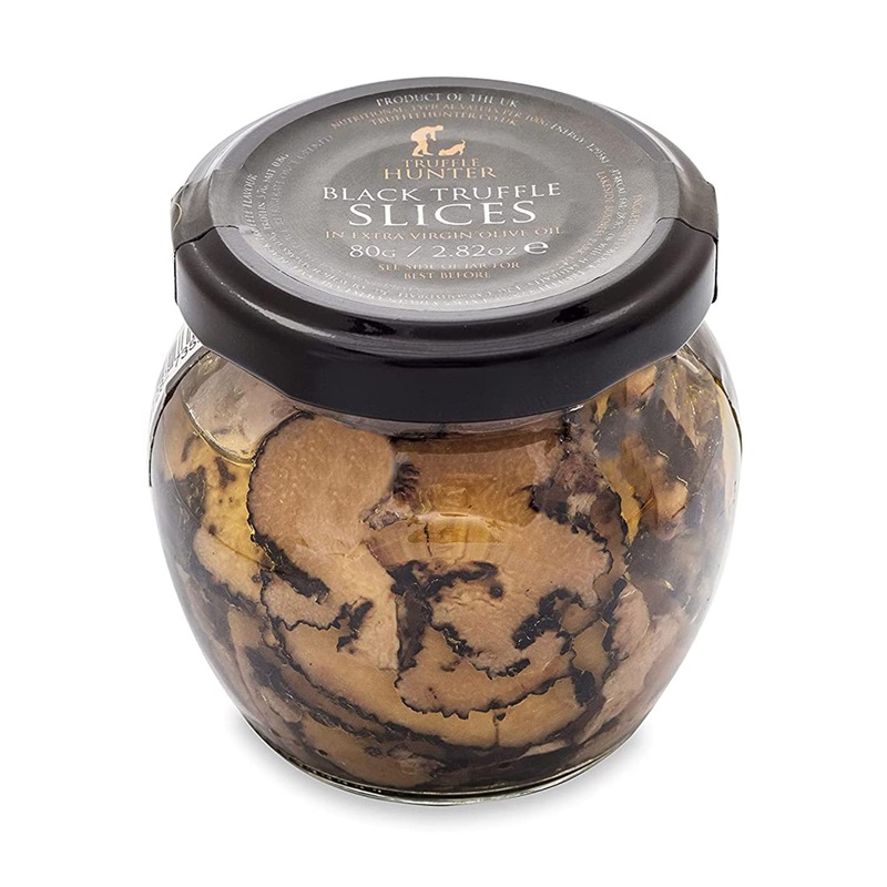 TruffleHunter Black Truffle Slices in Extra Virgin Olive Oil – 2.82 Oz