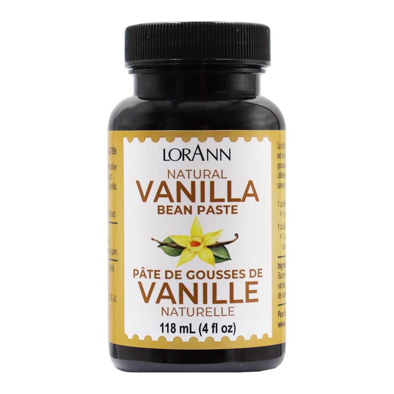 LorAnn Natural Vanilla Bean Paste 4oz – Premium Quality Flavoring for Baking & Cooking