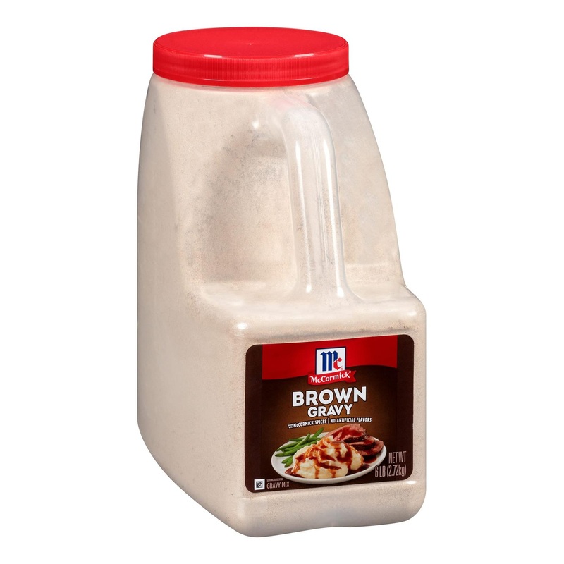 McCormick Brown Gravy Mix 6 lb – 1 Pack | Rich and Savory Flavor