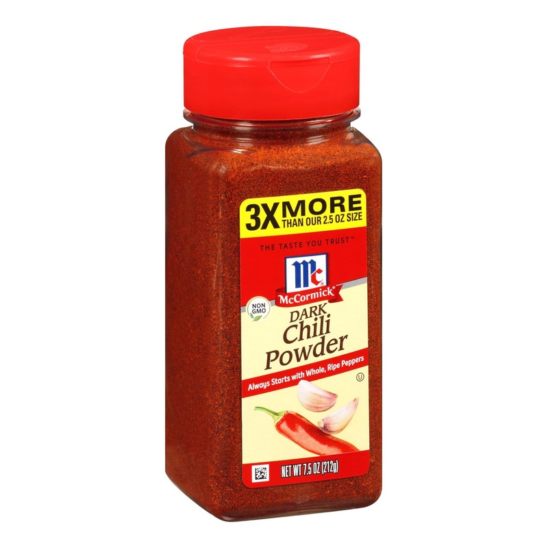McCormick Dark Chili Powder 7.5 oz – Authentic Blend for Bold Flavors