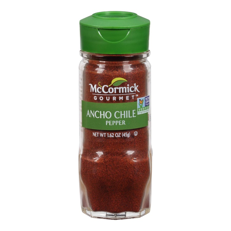 McCormick Gourmet Ancho Chile Pepper 1.62 oz – Quality Spices for Authentic Flavors