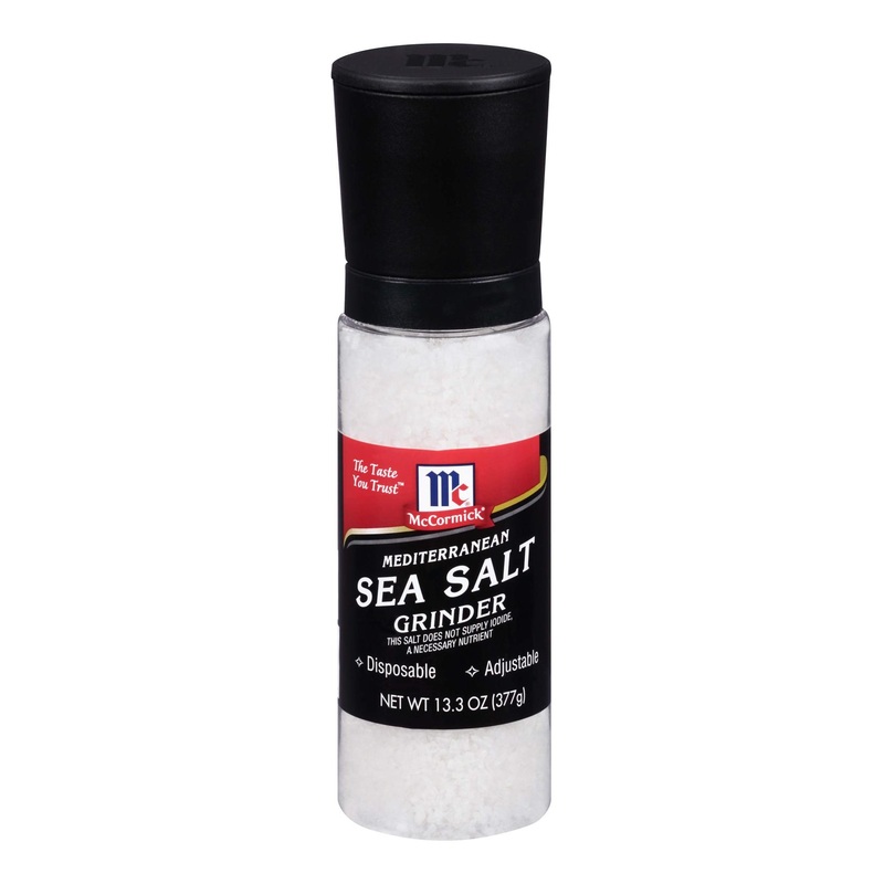 McCormick Mediterranean Sea Salt Grinder – 13.3 oz | Premium Quality Salt Grinder