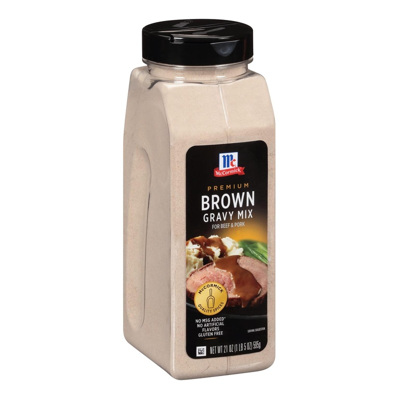 McCormick Premium Brown Gravy Mix 21 oz – 1.31 Pound (Pack of 1)