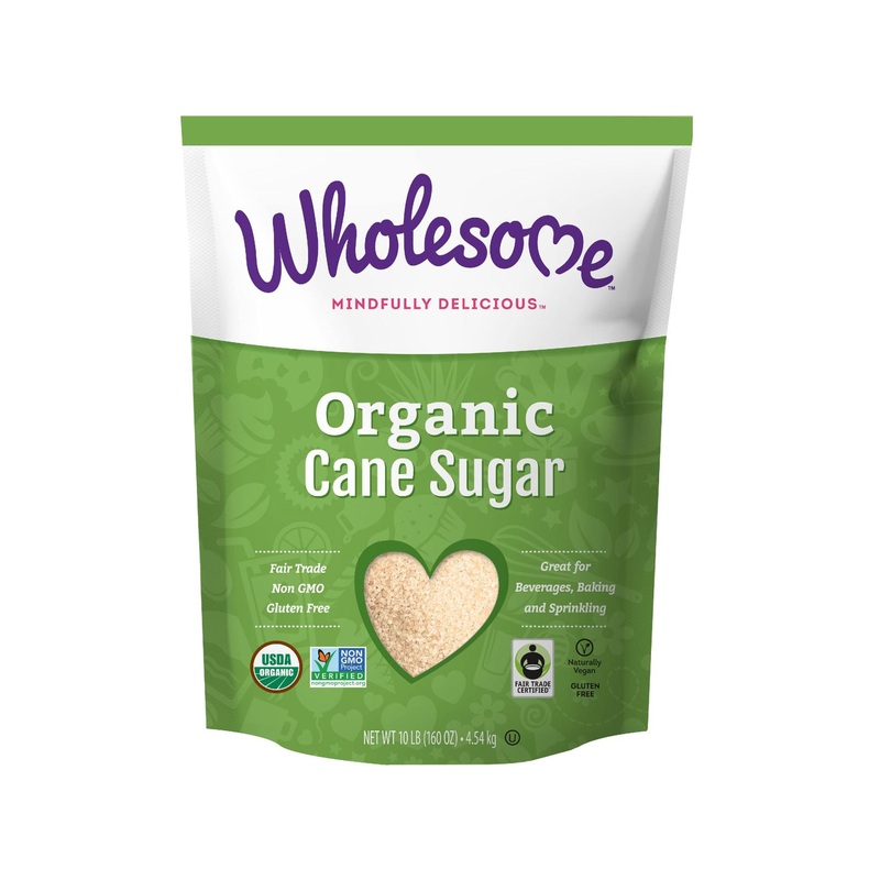 Organic Cane Sugar 10 lb – Fair Trade, Non GMO, Gluten Free