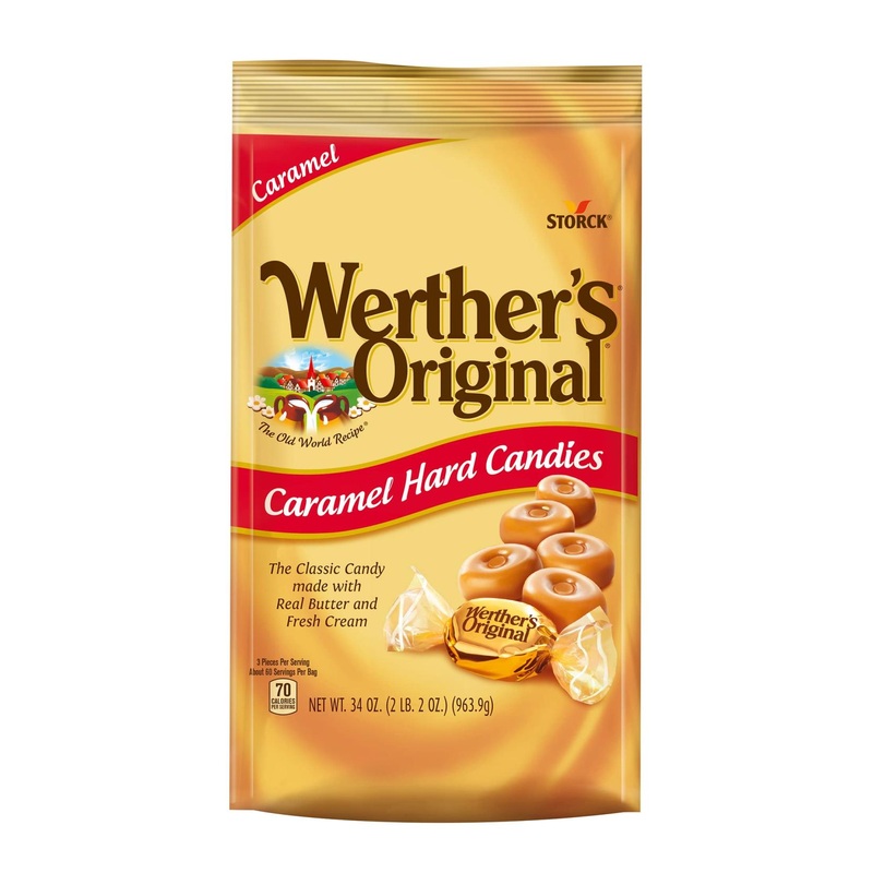 Werther’s Original Hard Caramel Candy 34 Oz – Family Size Bag